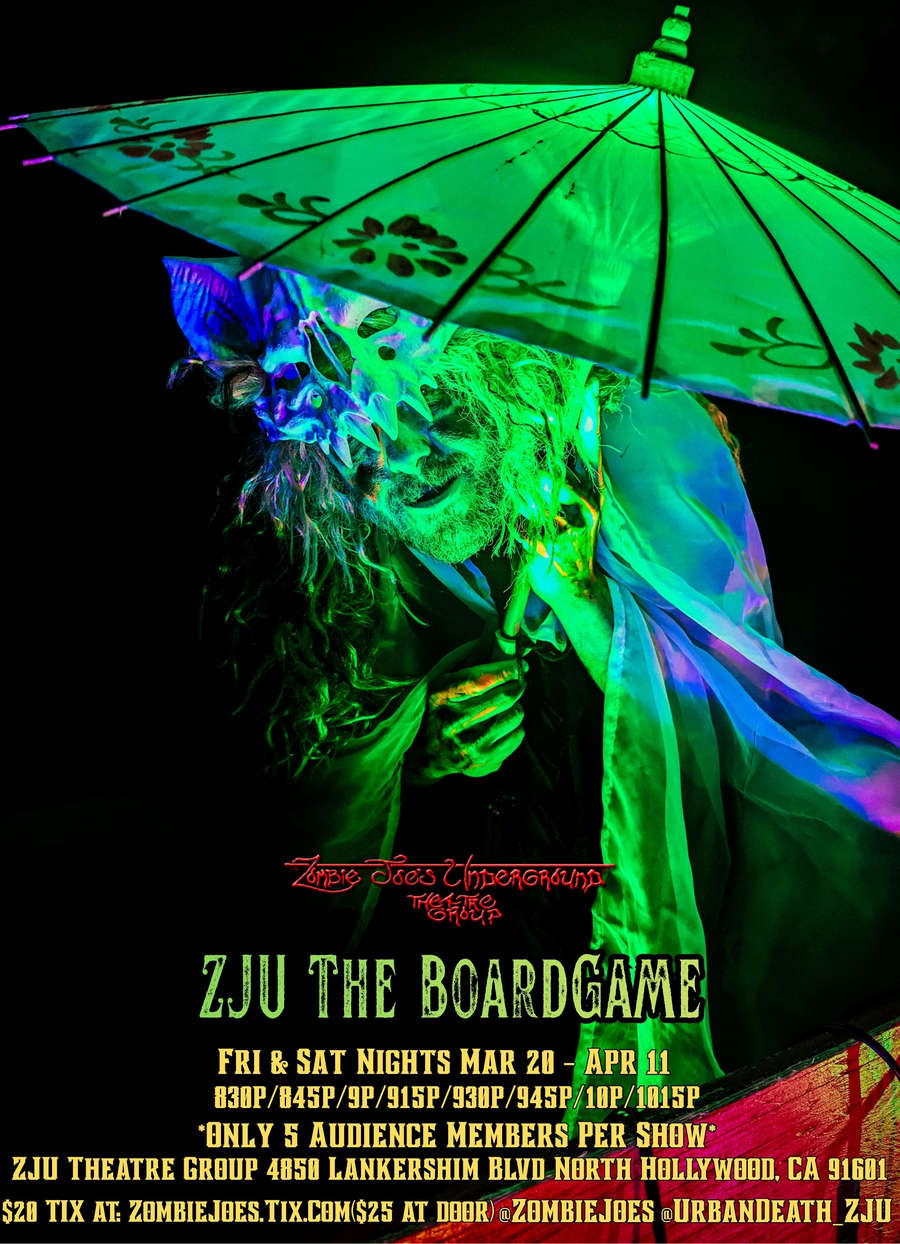 ZJU The Boardgame at Zombie Joes Underground Theatre